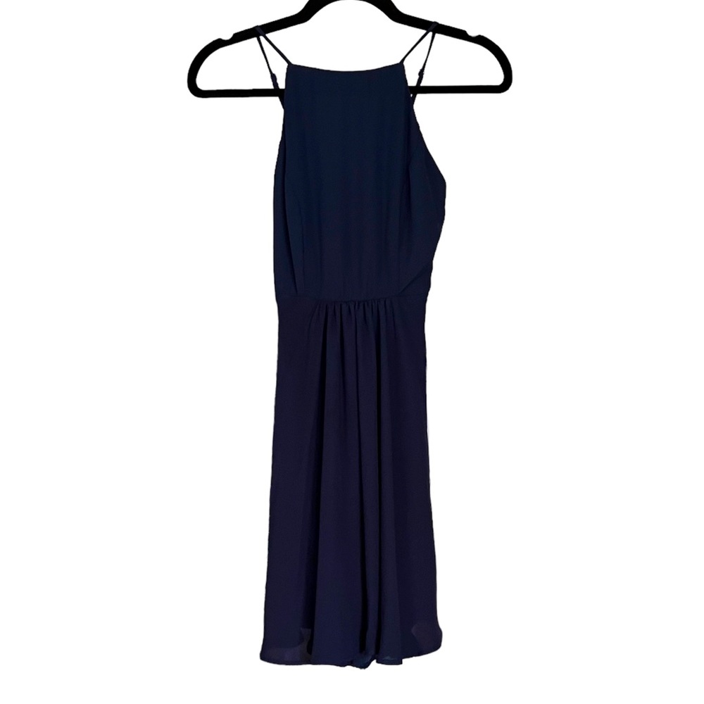 B. Darlin | Navy dress | Lace up Back | Size 1/2 | EUC